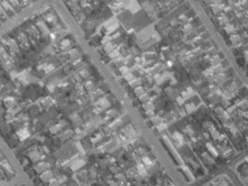38 Somme Street from the air, 1975-1979