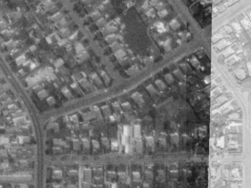 24 Warrington Street from the air, 1975-1979