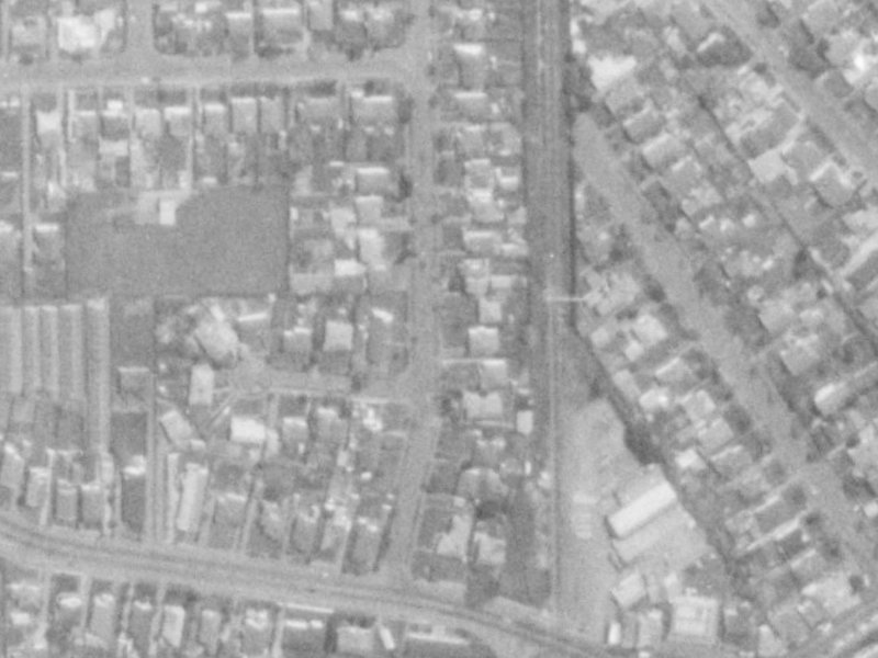 16 Westholme Street from the air, 1975-1979