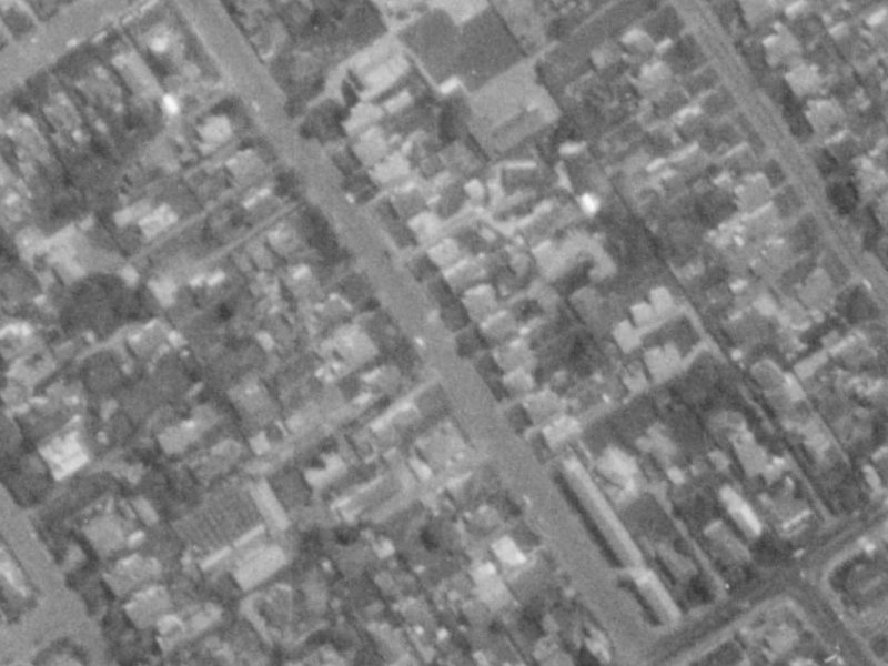 34 Somme Street from the air, 1975-1979