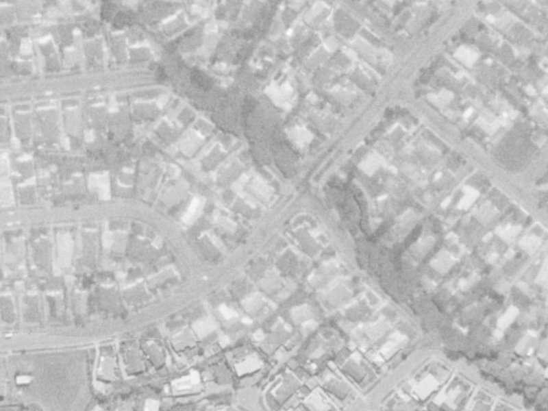 51 Grahams Road from the air, 1975-1979