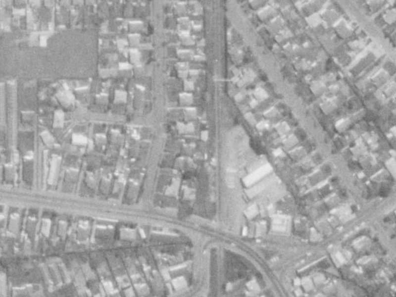 10 Westholme Street from the air, 1975-1979