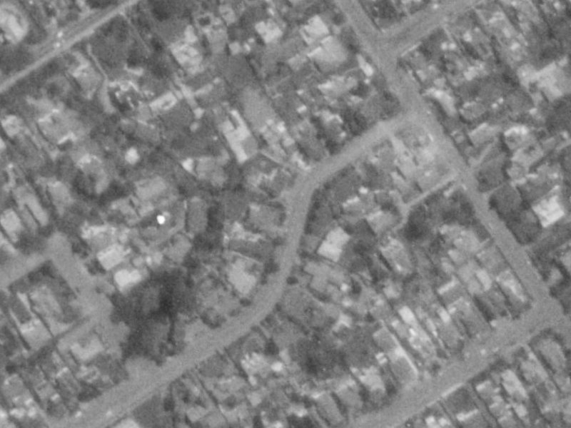 41 McDougall Avenue from the air, 1975-1979