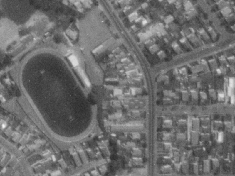 95 Cranford Street from the air, 1975-1979