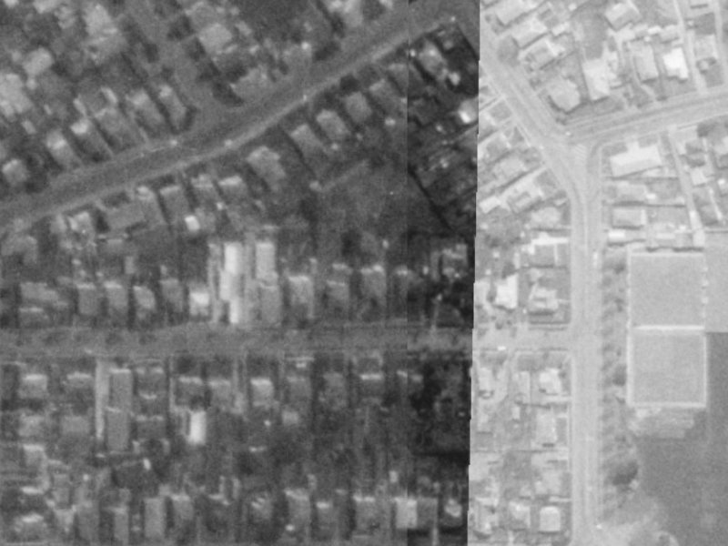 39 Oxley Avenue from the air, 1975-1979