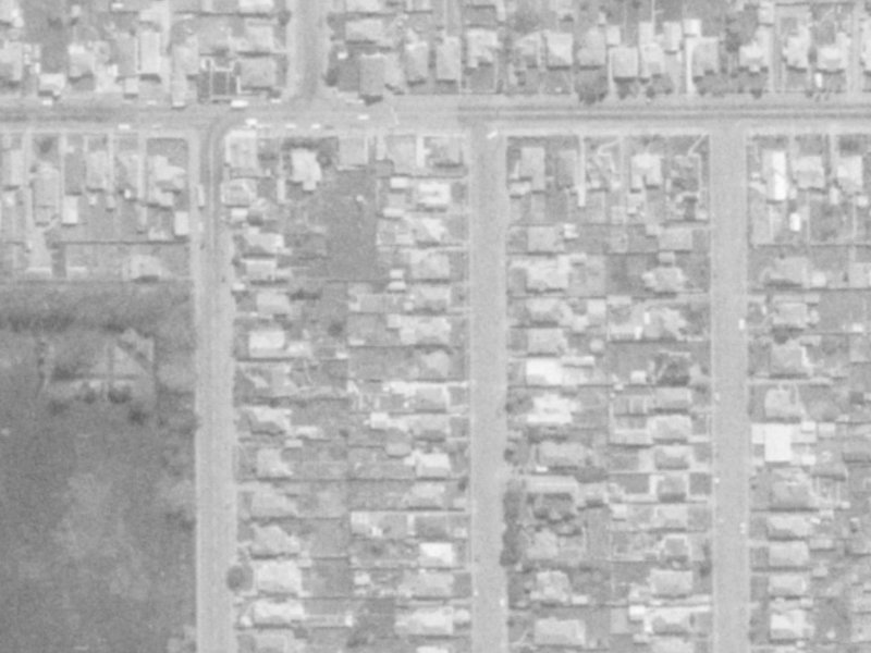239 Geraldine Street from the air, 1975-1979