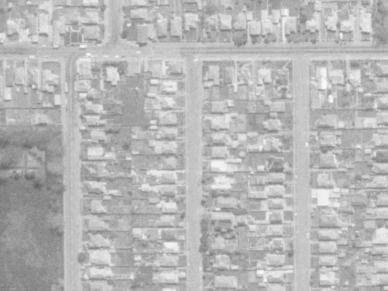244 Geraldine Street from the air, 1975-1979