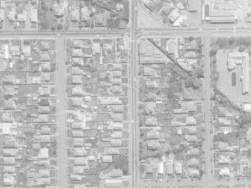 199B Hills Road from the air, 1975-1979