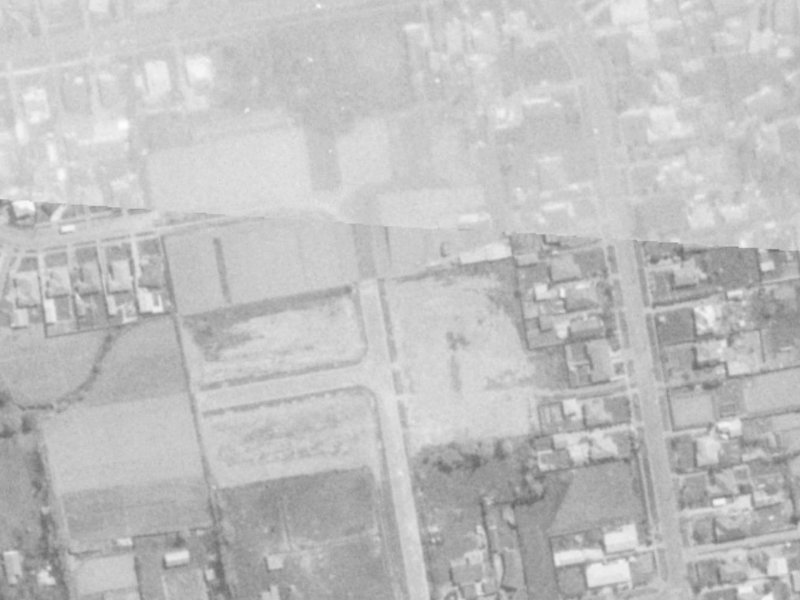 43 Cheam Street from the air, 1975-1979