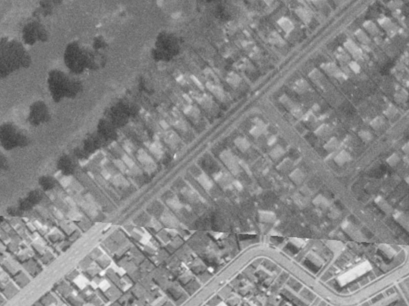240B Wainoni Road from the air, 1975-1979