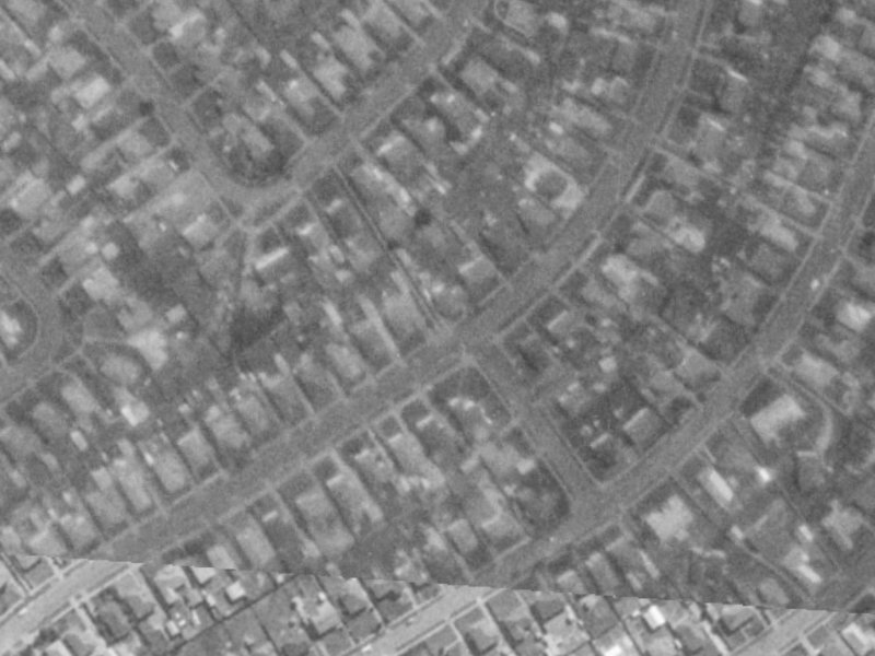 110 Hampshire Street from the air, 1975-1979
