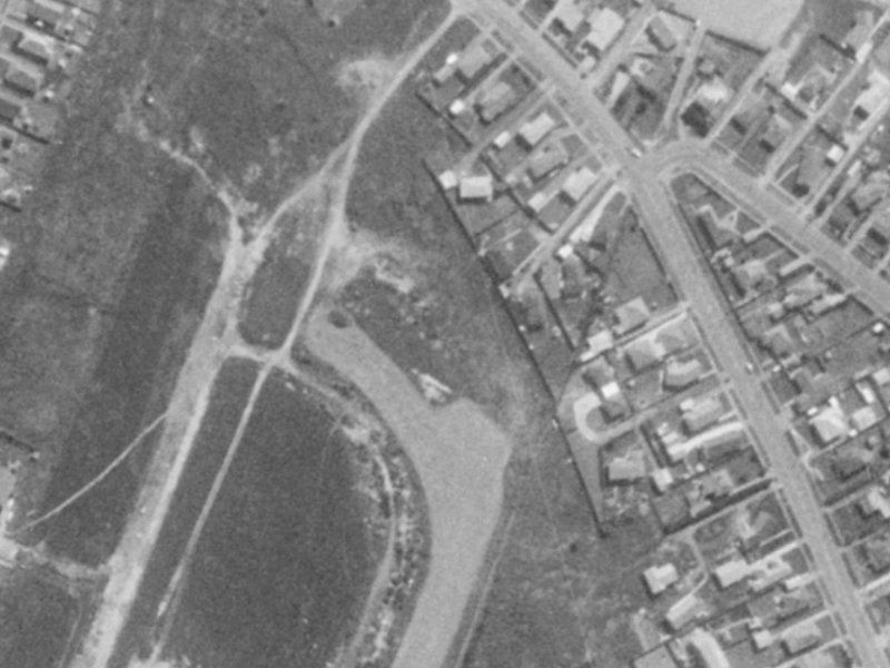 96B Bexley Road from the air, 1975-1979