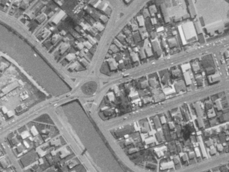 173B Seaview Road from the air, 1975-1979