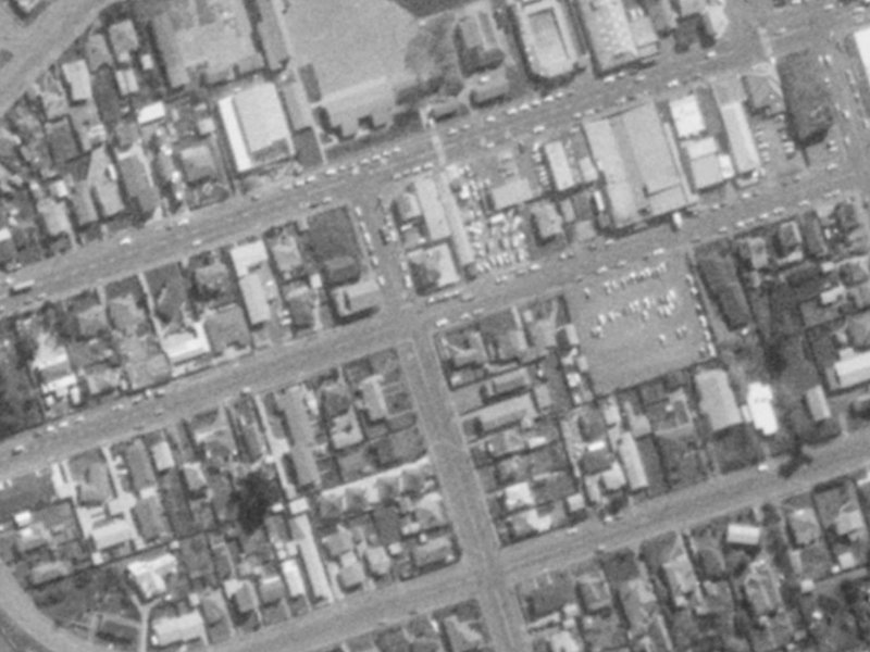 89 Beresford Street from the air, 1975-1979