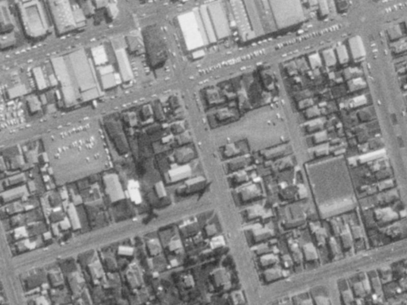 22 Union Street from the air, 1975-1979