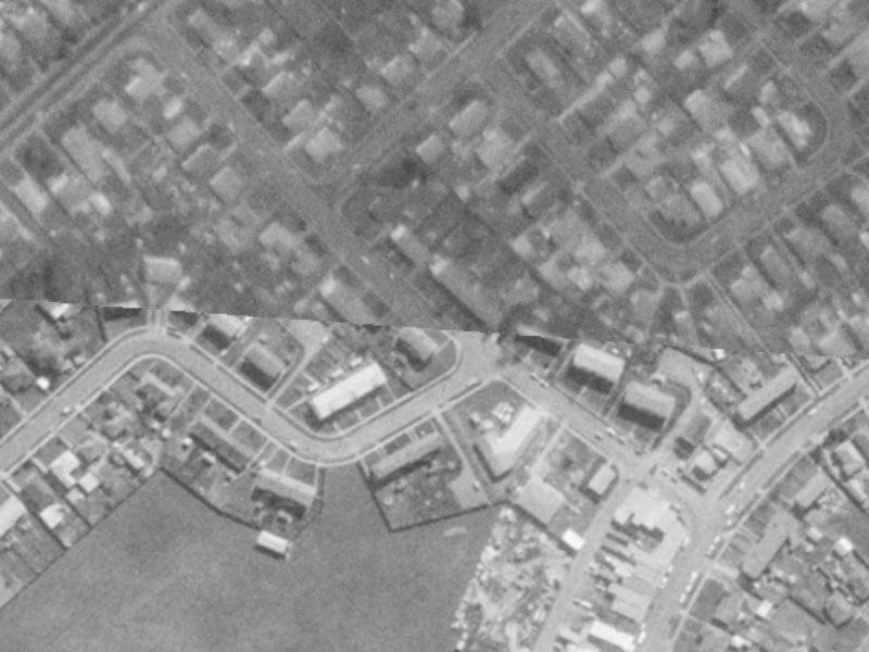 Portsmouth Street from the air, 1975-1979