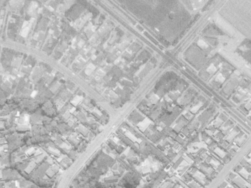 79A Greers Road from the air, 1975-1979