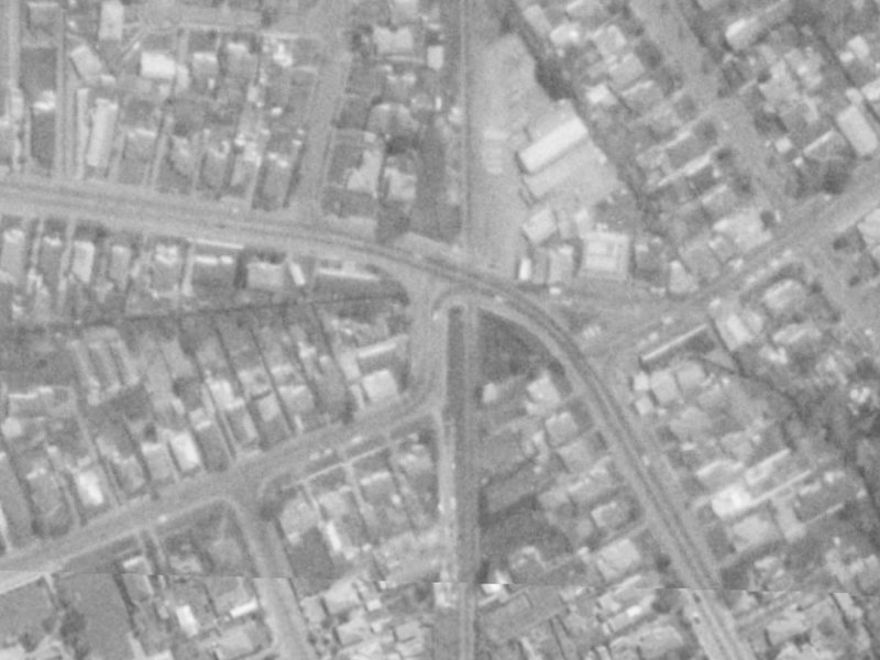 125 Jeffreys Road from the air, 1975-1979