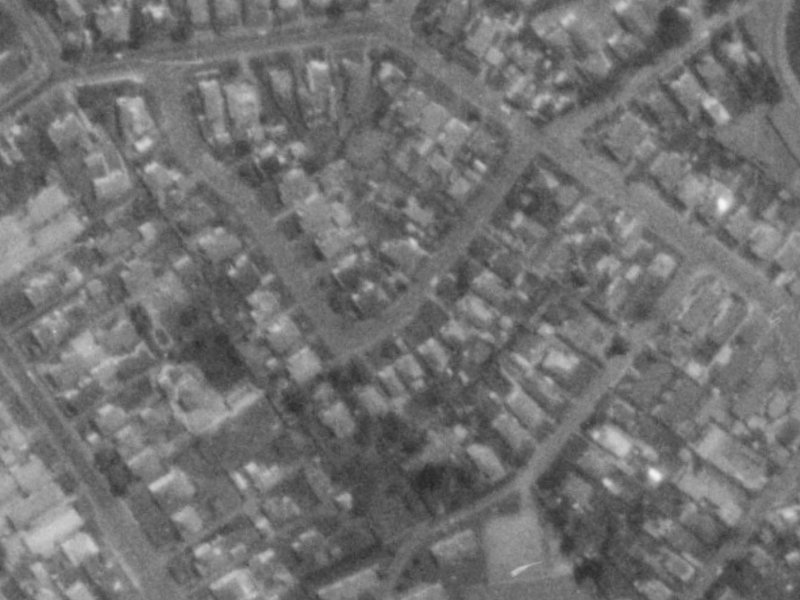 28 Massey Crescent from the air, 1975-1979