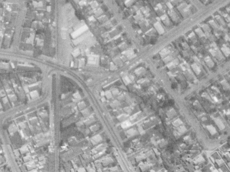 10 Normans Road from the air, 1975-1979