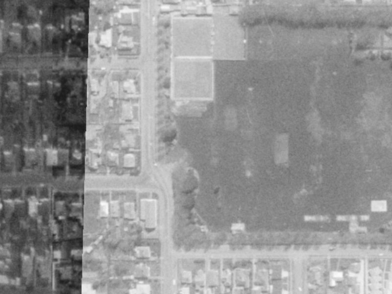 4 Forfar Street from the air, 1975-1979