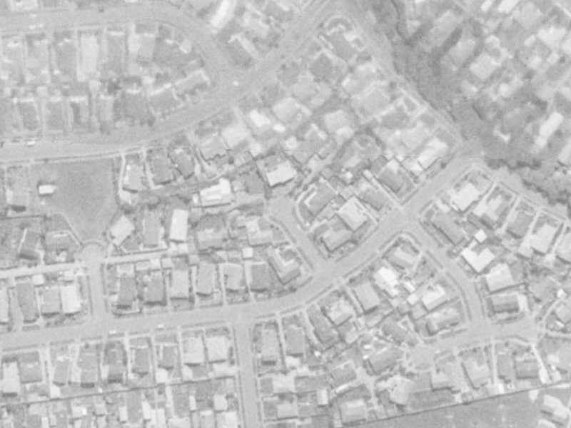 5 Burrows Place from the air, 1975-1979