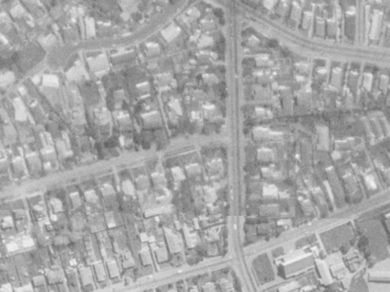 3 Taylors Avenue from the air, 1975-1979