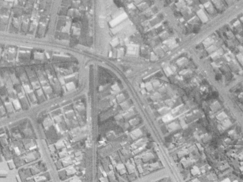51 Strowan Road from the air, 1975-1979