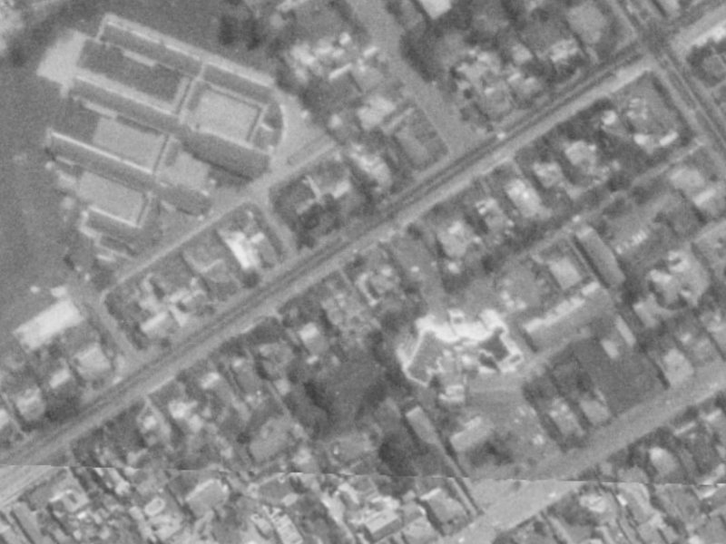 138 Heaton Street from the air, 1975-1979