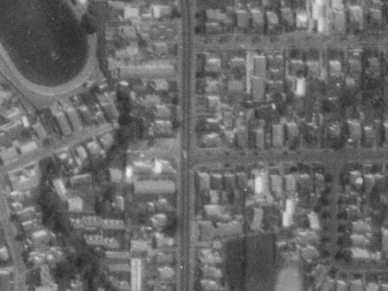 64 Cranford Street from the air, 1975-1979