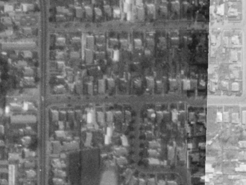 23 Winton Street from the air, 1975-1979