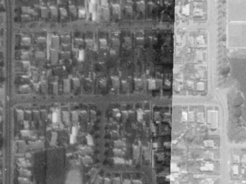 33 Winton Street from the air, 1975-1979
