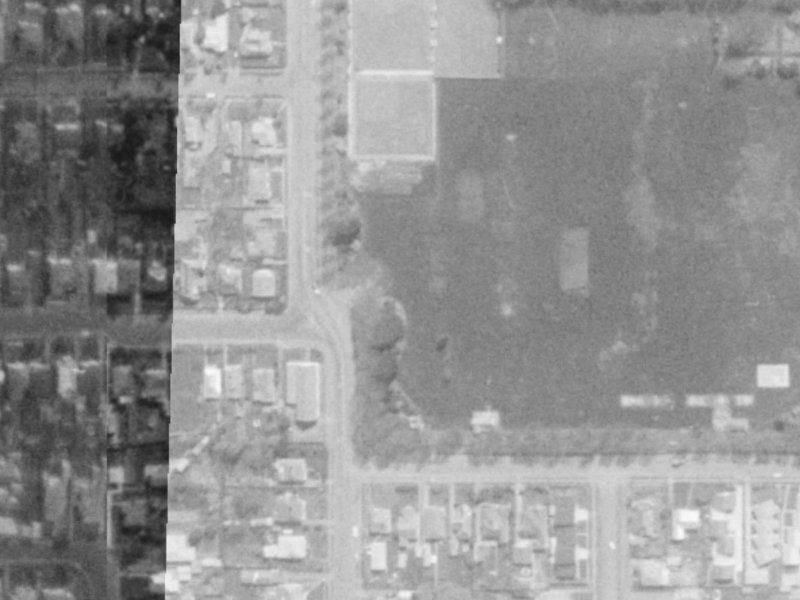 62 Winton Street from the air, 1975-1979