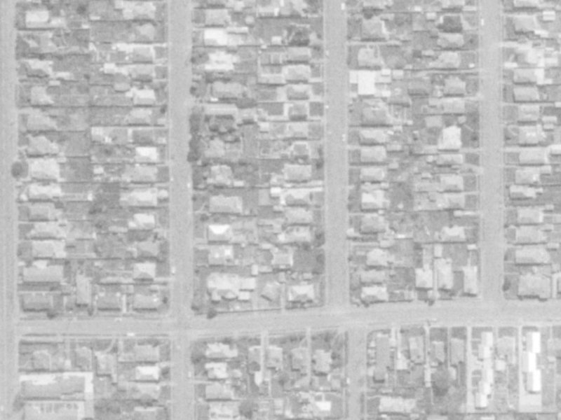 217 Geraldine Street from the air, 1975-1979