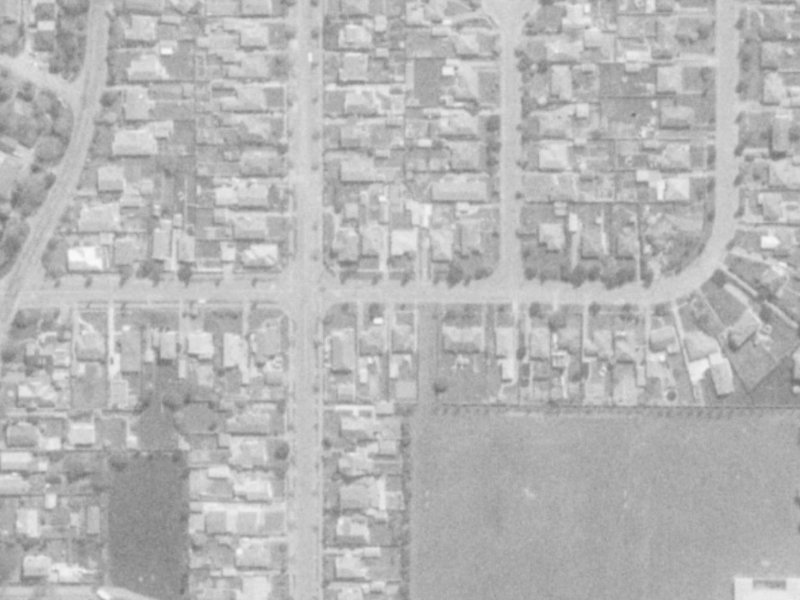 74 Warden Street from the air, 1975-1979