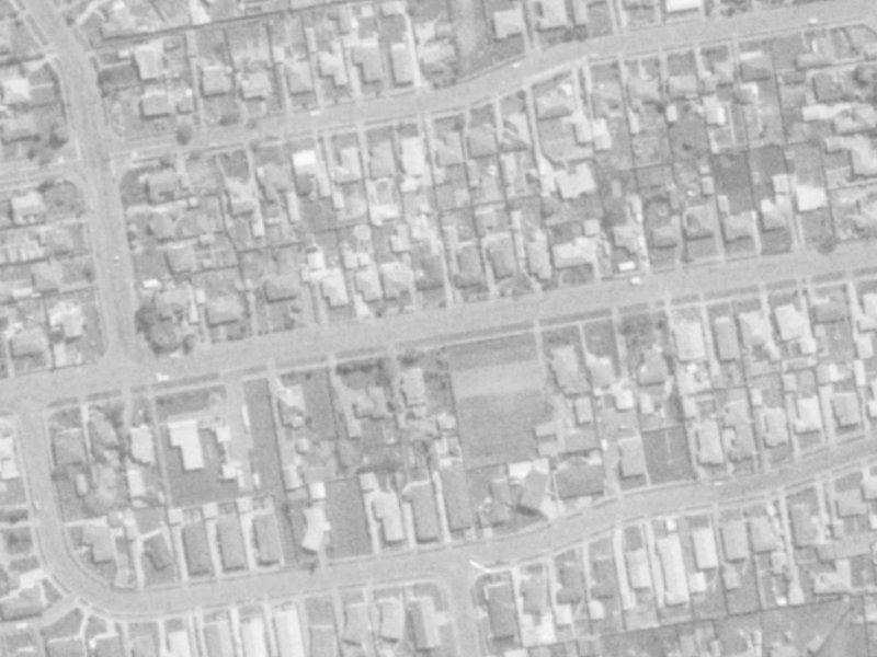 47 Coopers Road from the air, 1975-1979