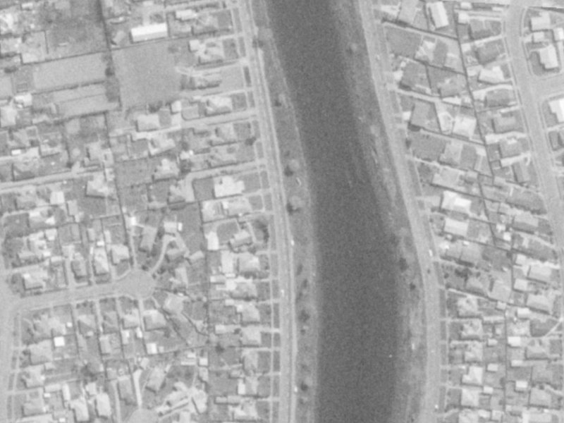 197 Locksley Avenue from the air, 1975-1979
