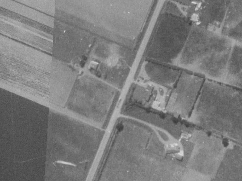 581 Pound Road from the air, 1975-1979