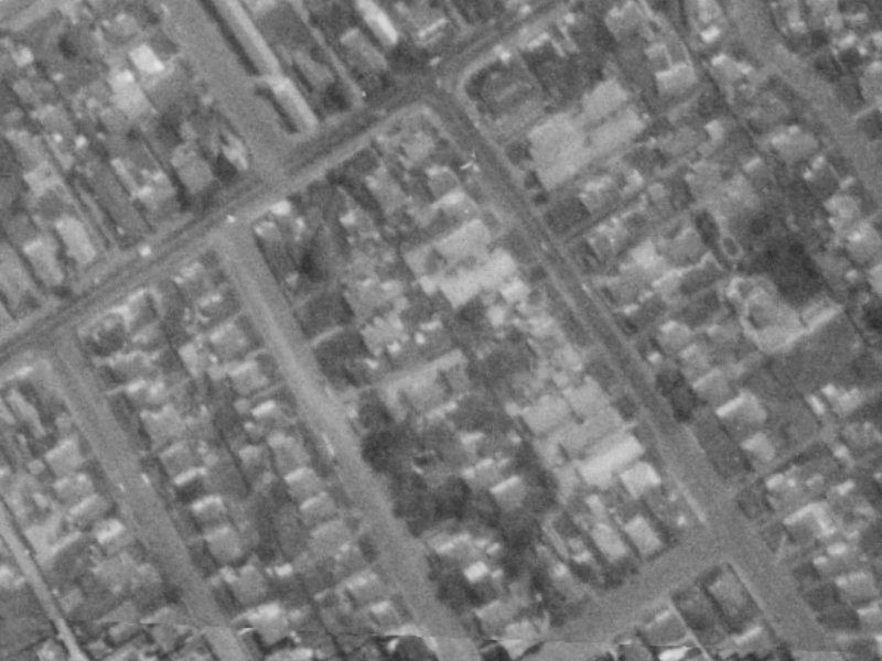 28 Albany Street from the air, 1975-1979