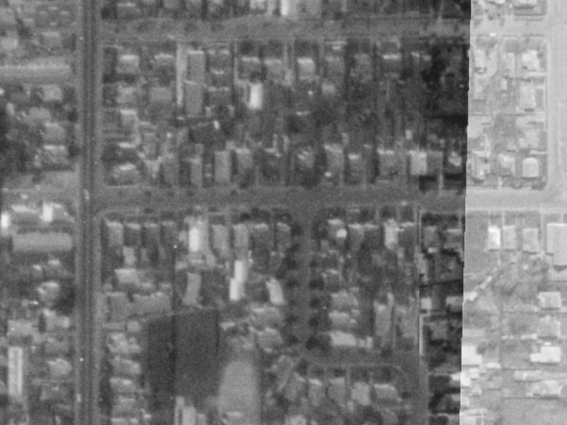 26 Winton Street from the air, 1975-1979