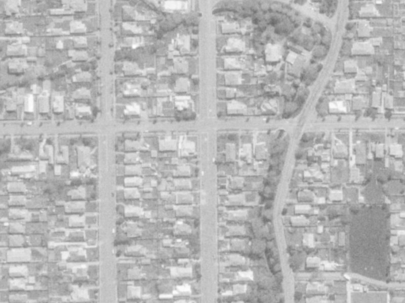32 Warden Street from the air, 1975-1979