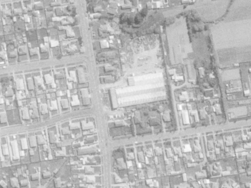 174 Gayhurst Road from the air, 1975-1979