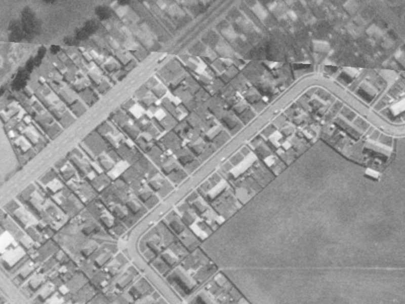 68 Aldershot Street from the air, 1975-1979