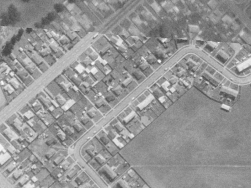 57 Aldershot Street from the air, 1975-1979