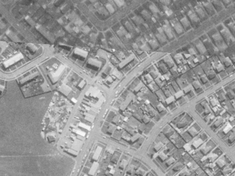 74B Hampshire Street from the air, 1975-1979