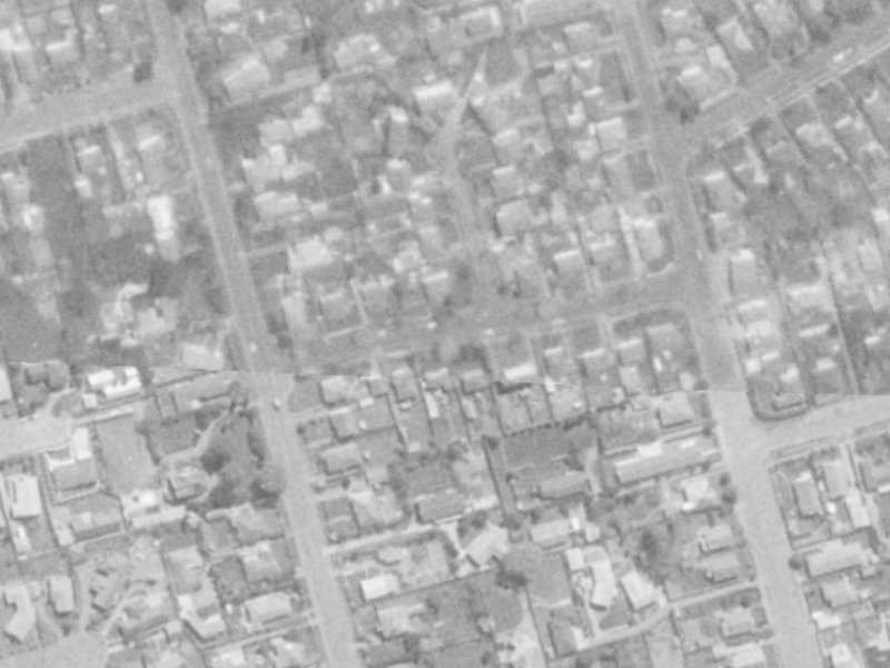 8 Newall Avenue from the air, 1975-1979