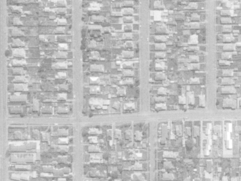 210 Geraldine Street from the air, 1975-1979