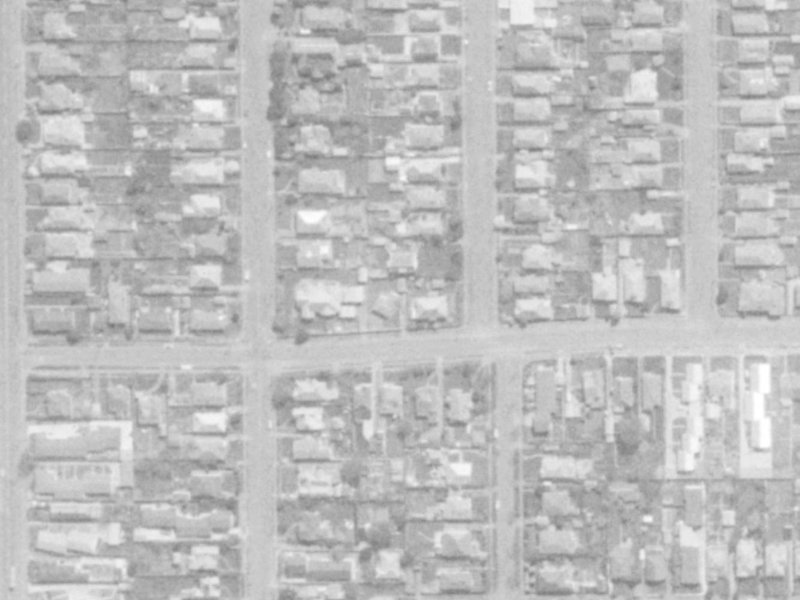 206 Geraldine Street from the air, 1975-1979
