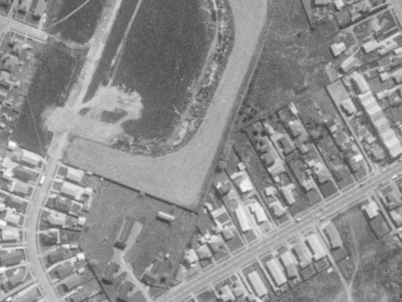 20 Brightstone Crescent from the air, 1975-1979
