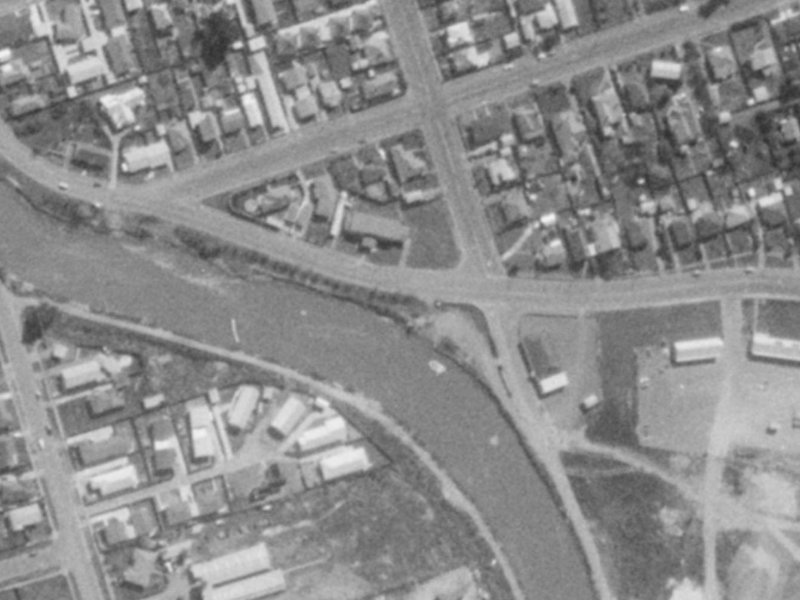 56 Owles Terrace from the air, 1975-1979